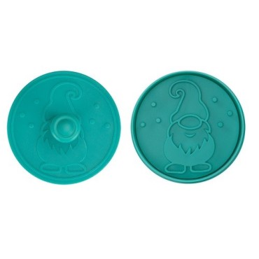 Städter Gnome Cookie Cutter with Ejector 7 cm | Christmas Cookie Cutter | Bakeria.ch