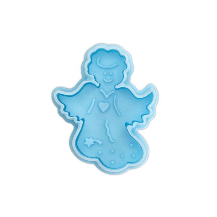 Angel Cookie Cutter with Ejector 5.5 cm | Christmas Cookie Cutter | Bakeria.ch Angel Cookie Cutter with Ejector 5.5 cm | Christmas Cookie Cutter | Bakeria.ch