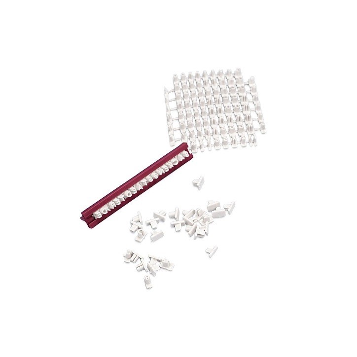 Städter Text-Präger Set – 86-teiliges Buchstaben- und Zahlen-Set für personalisierte Kekse