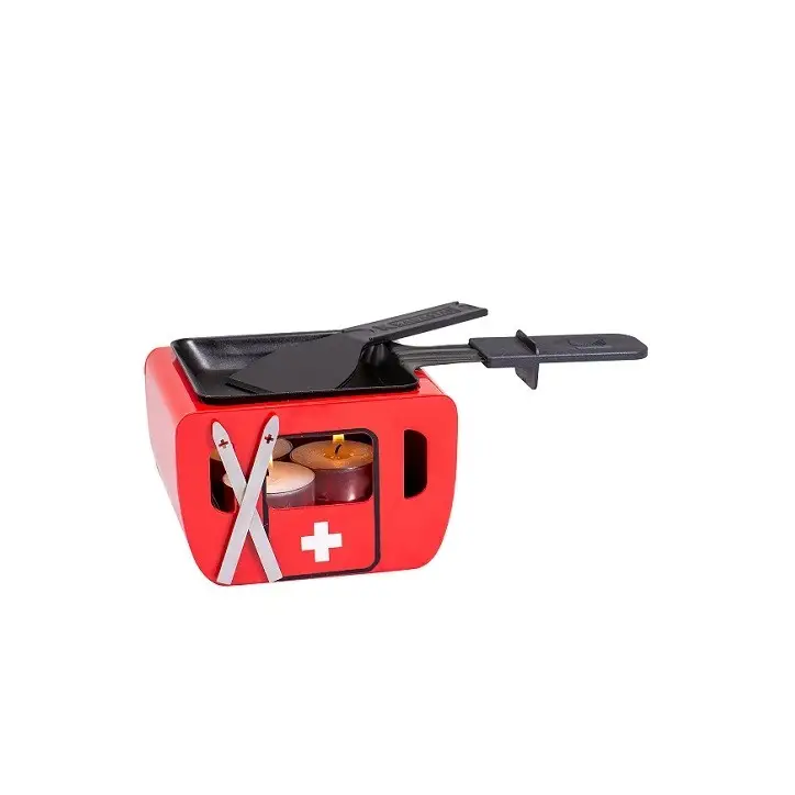 Kadastar Kerzenraclette „Gondel“ Rot – Mini Raclette mit Teelicht | Schweizer Design Kadastar Kerzenraclette „Gondel“ Rot – Mini Raclette mit Teelicht | Schweizer Design