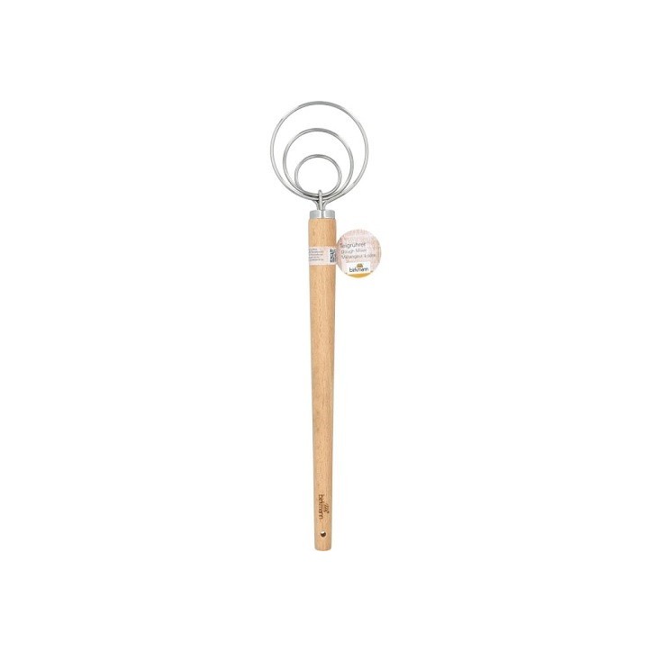 Birkmann Teigrührer Spirale 34 cm – Dänischer Schneebesen aus Edelstahl & Holzgriff Birkmann Teigrührer Spirale 34 cm – Dänischer Schneebesen aus Edelstahl & Holzgriff