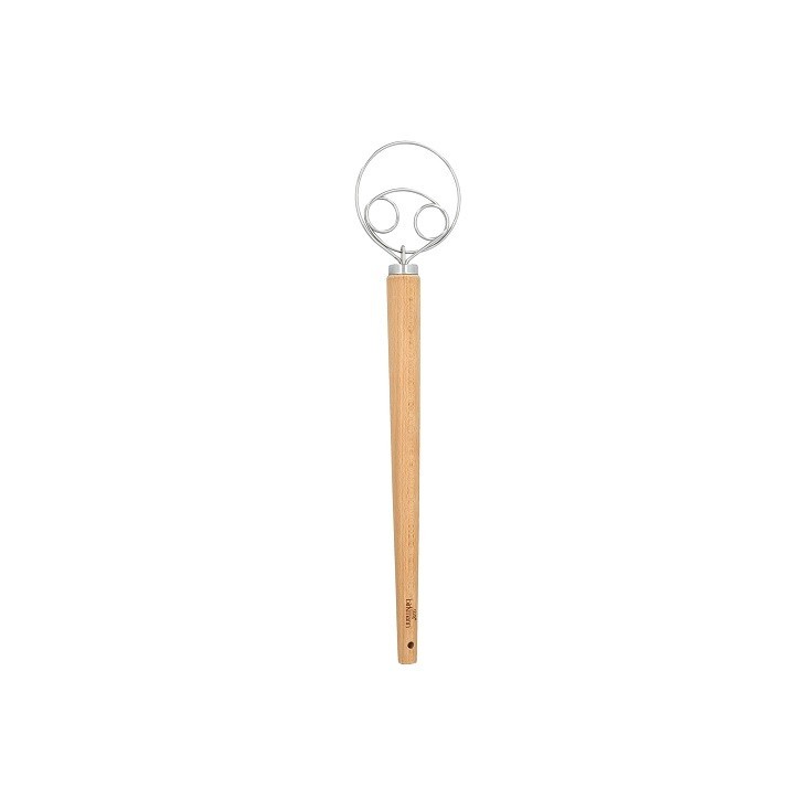 Birkmann Dänischer Teigrührer Schneebesen 34 cm – 2 Schlaufen aus Edelstahl & Holzgriff Birkmann Dänischer Teigrührer Schneebesen 34 cm – 2 Schlaufen aus Edelstahl & Holzgriff