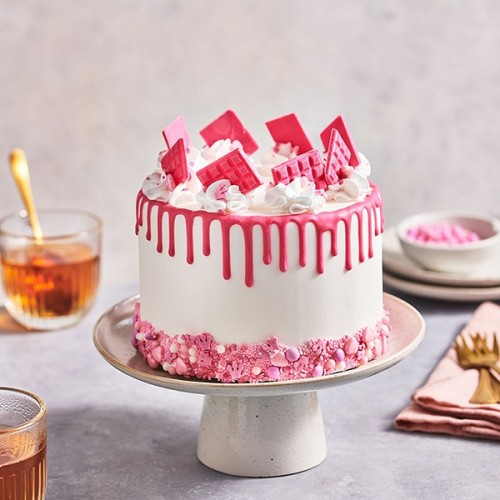 FunCakes Pink Choco Drip Topping, 180g FunCakes Pink Choco Drip Topping, 180g