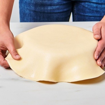 FunCakes Ready Rolled Almond Sugar Paste Natural 430 g – Marzipan & Fondant Blend