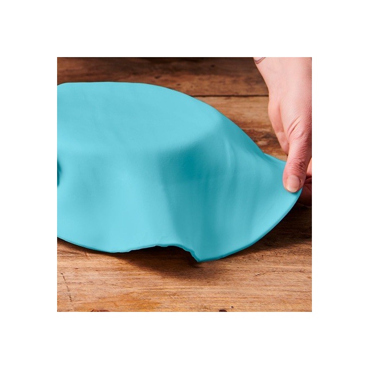 FunCakes Pre-Rolled Fondant Baby Blue 430g – Ready-to-Use Vegan Fondant