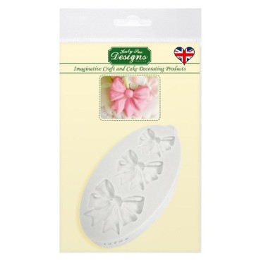 Katy Sue Designs Bow Mould – Silicone Mould with 3 Sizes for Fondant & Chocolate