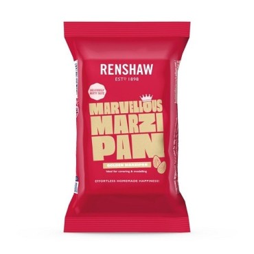 Renshaw Marzipan Gold 500 g – Golden Almond Paste for Covering & Modelling