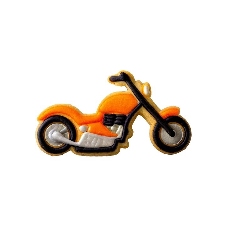Wilton Motorbike Cookie Cutter 7x4 cm – Fun Cookie Cutter for Bikers & Kids Wilton Motorbike Cookie Cutter 7x4 cm – Fun Cookie Cutter for Bikers & Kids