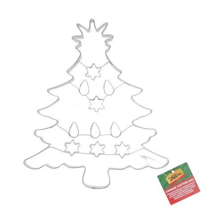 Wilton XXL Christmas Tree Cookie Cutter 19.8 cm – Large Stainless Steel Holiday Cutter