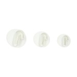Wilton Zuckerstangen Ausstecher Set mit Auswerfer, 3 Stück
