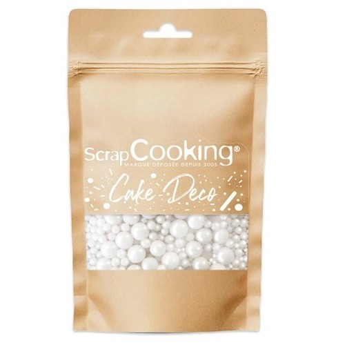 ScrapCooking Zuckerperlen Mix Weiss, 60g ScrapCooking Zuckerperlen Mix Weiss, 60g