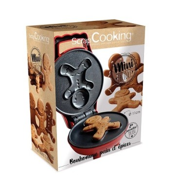 ScrapCooking Mini Waffle Factory Gingerbread Man – Christmas Waffle Maker | Bakeria.ch