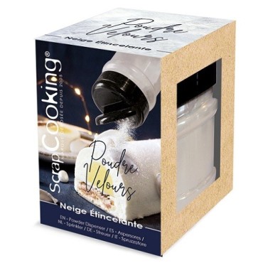 ScrapCooking Sparkling Snow 100 g – Velvet Powder Cake Decoration | Bakeria.ch