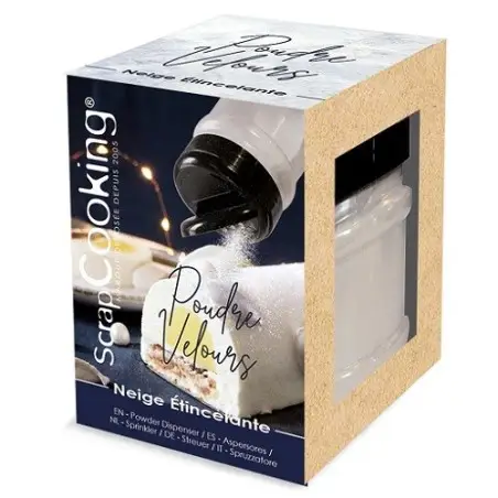 ScrapCooking Sparkling Snow 100 g – Velvet Powder Cake Decoration | Bakeria.ch