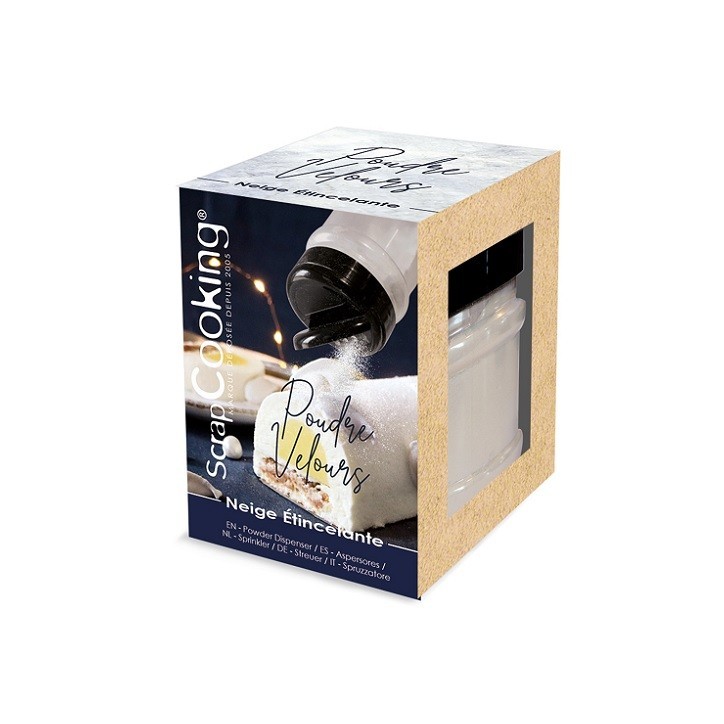 ScrapCooking Sparkling Snow 100 g – Velvet Powder Cake Decoration | Bakeria.ch