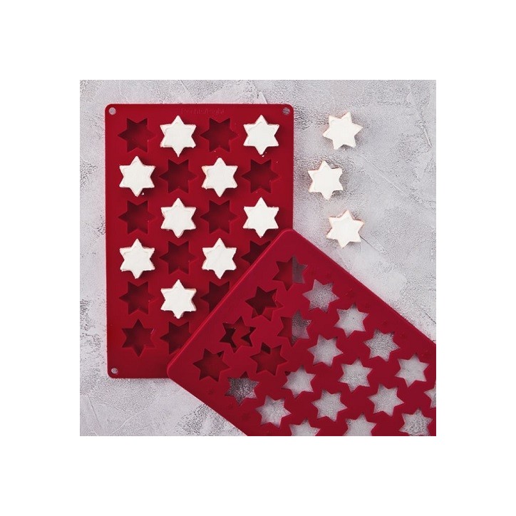 Birkmann Cinnamon Star Mat Silicone 2-piece – For 24 Stars | Bakeria.ch