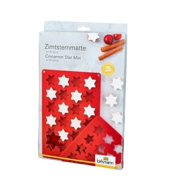 Birkmann Cinnamon Star Mat Silicone 2-piece – For 24 Stars | Bakeria.ch