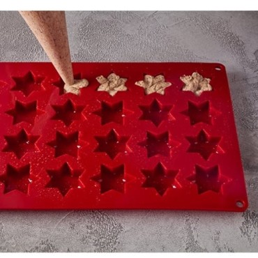 Birkmann Cinnamon Star Mat Silicone 2-piece – For 24 Stars | Bakeria.ch