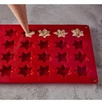 Birkmann Cinnamon Stars Silicone Baking Mat for 24 pcs