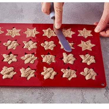 Birkmann Cinnamon Star Mat Silicone 2-piece – For 24 Stars | Bakeria.ch