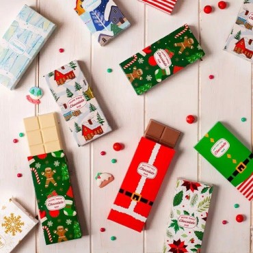 Decora Schokoladenverpackung Dubai Gingerbread 5 Stk – Weihnachtsdesign | Bakeria.ch