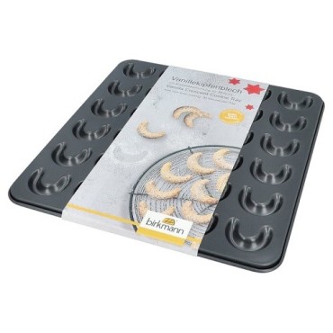 Birkmann Vanilla Crescent Cookie Tray – 30 moulds | Holiday Baking