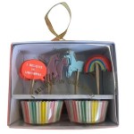 Meri Meri Einhorn Cupcake Deko Set 48-teilig Meri Meri Einhorn Cupcake Deko Set 48-teilig