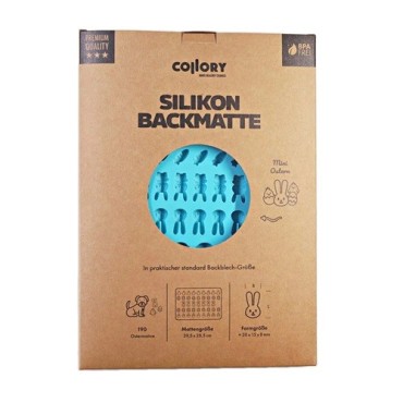 Collory Hundebackmatte Ostern Mint/Türkis – Osterleckerlis für Hunde | Bakeria