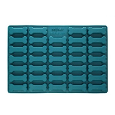 Collory 7 cm Knochen Hundeleckerli-Backmatte Petrol – Hundekekse backen | Bakeria