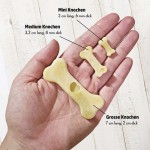 Collory 7cm Knochen Silikon Leckerli-Backmatte Petrol