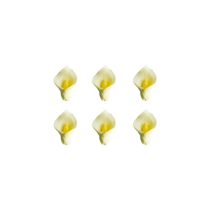Decora Callas Sugar Decorations 6 pcs – Handmade & Elegant | Bakeria.ch