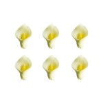 Decora Calla Lilies Sugar Decorations, 6 pcs