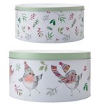 Mikasa x TipperleyHill Robin Cake Tin Set 2 pcs