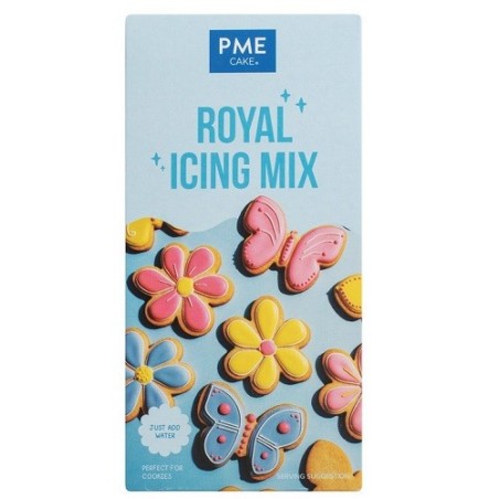 PME Royal Icing Mix 450 g – Perfektes Royal Icing fuer Guetzli & Tortendekor