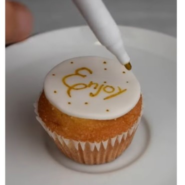 Dekora Essbarer Pearl Gold Marker – Lebensmittelfarbstift Gold 2g