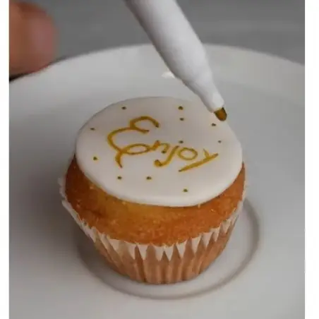 Dekora Edible Pearl Gold Marker – Food Colour Pen 2g