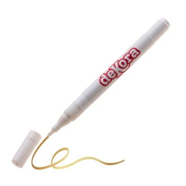 Dekora Essbarer Pearl Gold Marker – Lebensmittelfarbstift Gold 2g