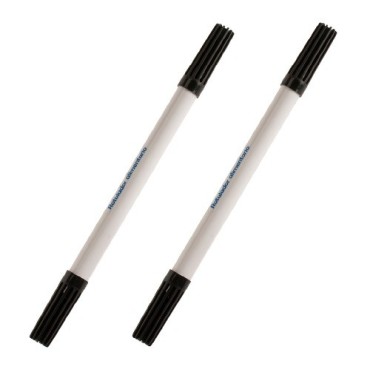 Dekora Lebensmittelstift Schwarz – 2er Set mit dünner & dicker Spitze