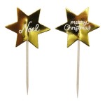 PME Christmas Star Cupcake & Topper Set, 48-teilig