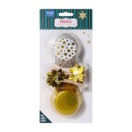 PME Christmas Star Cupcake & Topper Set, 48-teilig