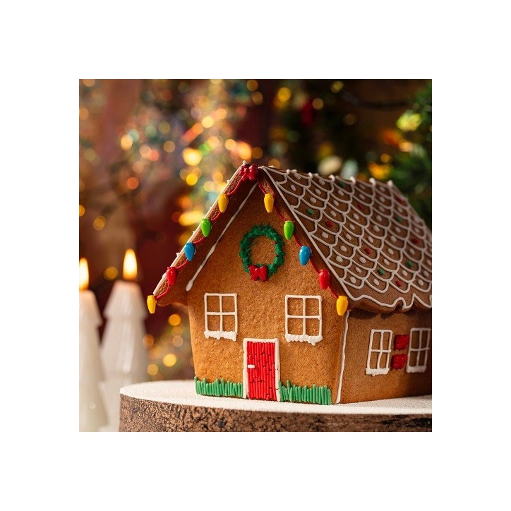 PME Lebkuchenhaus Deko Set 115 g – Zuckerschrift & Streusel für Weihnachtsdeko