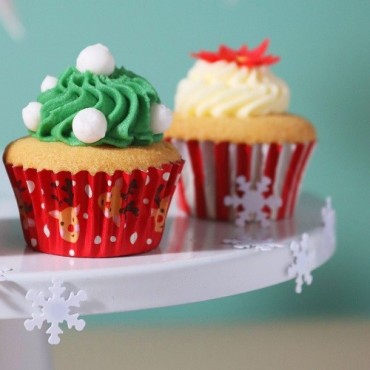 PME Mini Cupcake Förmchen Rudolph – 60 Stück, Weihnachten