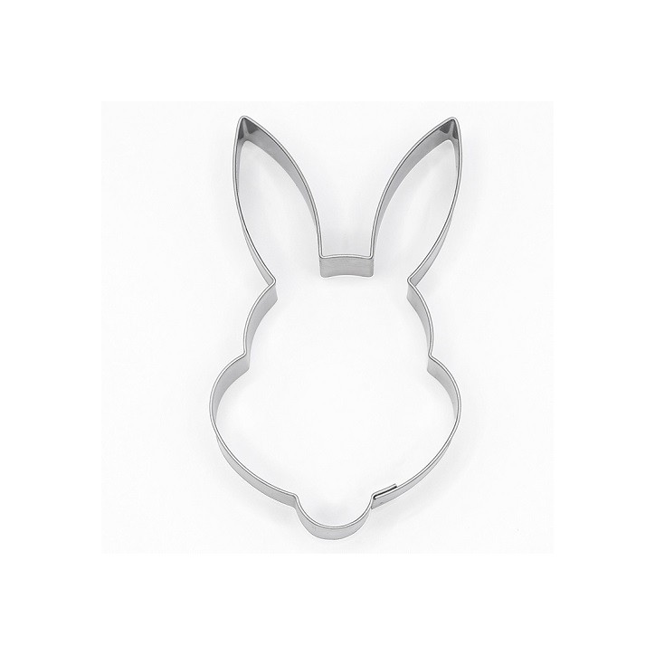 Easter Bunny Head Cookie Cutter 55 x 93 mm – Stainless Steel Cutter Easter Bunny Head Cookie Cutter 55 x 93 mm – Stainless Steel Cutter