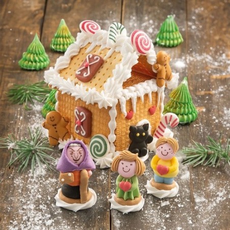 Günthart Zucker-Märchenfiguren 13 Stück – Lebkuchenhaus Dekoration kaufen | Bakeria