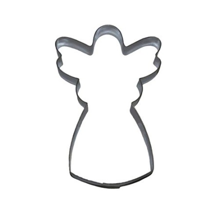 Grosser Engel Ausstecher 87×135 mm | Edelstahl-Ausstechform für Weihnachten
