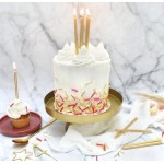 ScrapCooking Geburtstagskerzen Gold, 12 Stück