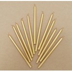 ScrapCooking Geburtstagskerzen Gold, 12 Stück
