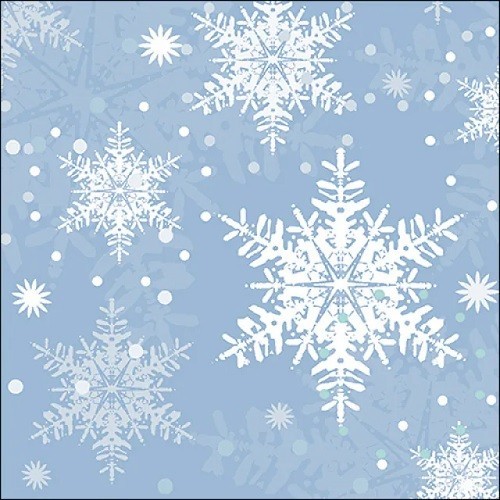 Ambiente Snowflakes Napkins, 20 pcs