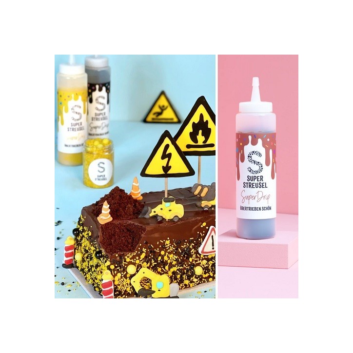 SuperDrip Brown 300g – Chocolate Drips & Easy Cake Decoration SuperDrip Brown 300g – Chocolate Drips & Easy Cake Decoration