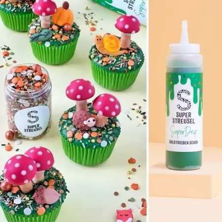 Super Streusel SuperDrip Dunkelgrün 300g – perfekte Drips & Glasuren